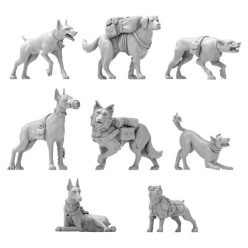 3D Printed - Animales - War Dogs 1:48