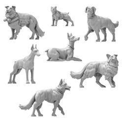 3D Printed - Animales - War Dogs 1:35