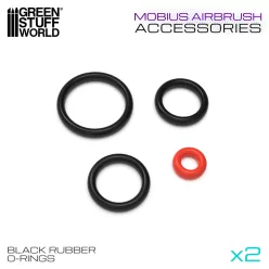 Mobius Airbrush Black O-Rings
