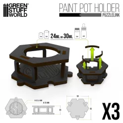 Paint Pot Holder x3
