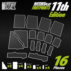 11th Edition Glasspack Footprints Wh40k compatible