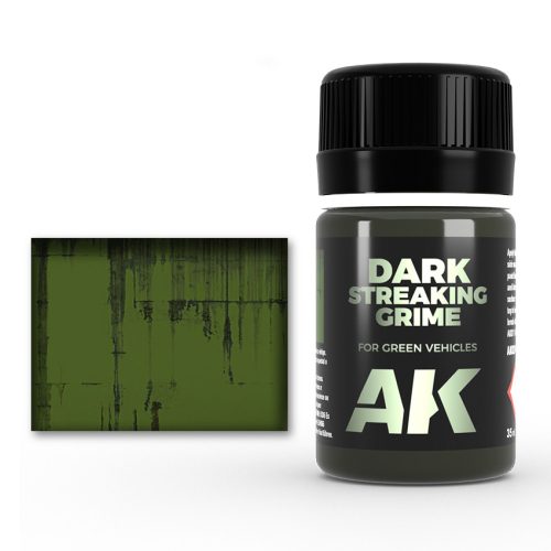 AK024 - Weathering products - STREAKING GRIME FOR DARK VEHICLES