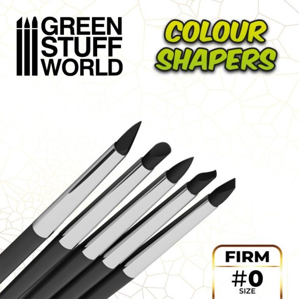 Colour Shapers Brushes SIZE 0 - BLACK FIRM