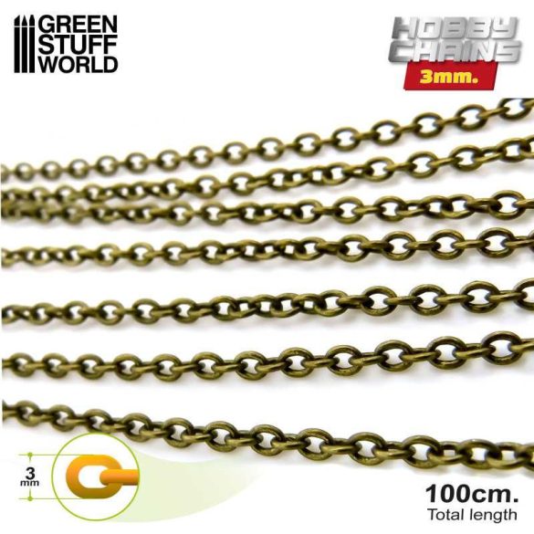 Hobby chain 3 mm - Bronze