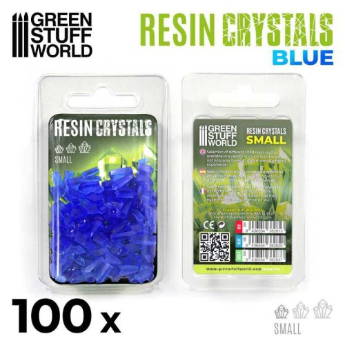 BLUE Resin Crystals - Small