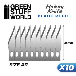 10x Hobby Knife Blade Refill