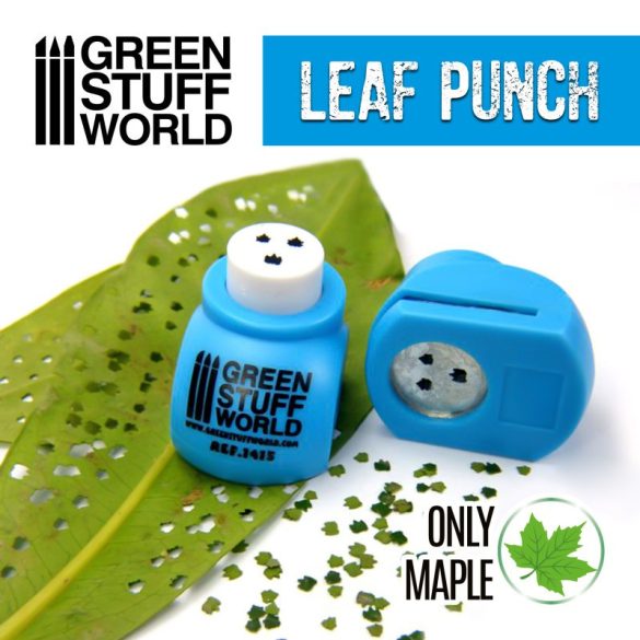 Miniature Leaf Punch MEDIUM BLUE
