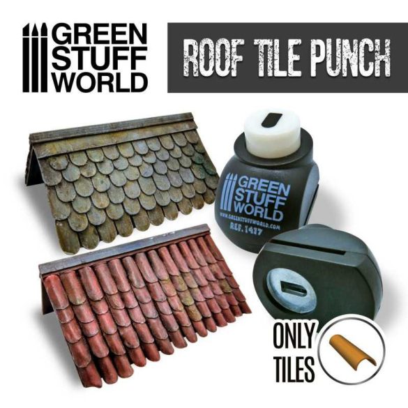 Miniature ROOF TILE Punch - Dark Grey