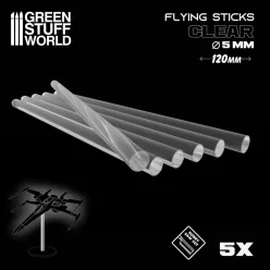 Acrylic Rods - Round 5 mm CLEAR