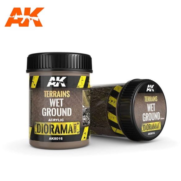 Vignettes texture products - TERRAINS WET GROUND - 250ml (Acrylic)