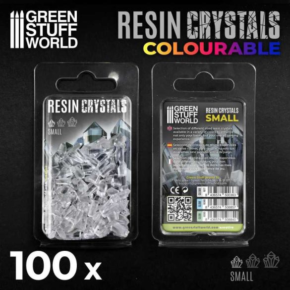 CLEAR Resin Crystals - Small