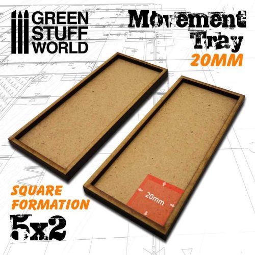 MDF Movement Trays 100x40mm - x2