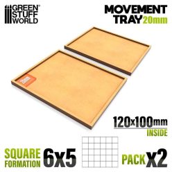 MDF Movement Trays 120x100mm - x2