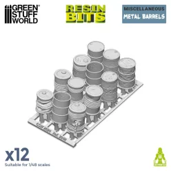 Metal Barrels 1:48