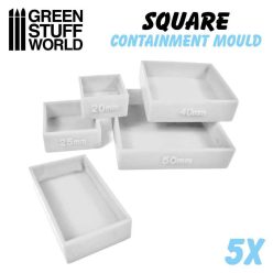 5x Containment Moulds for Bases - Square