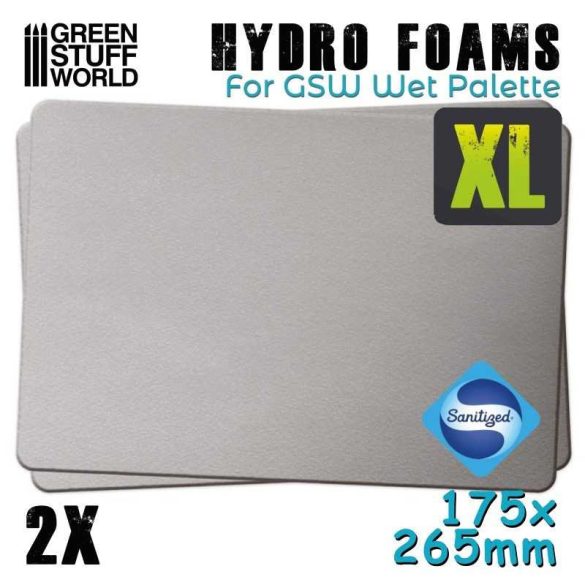 HYDRO FOAM sheet XL - 175x265mm - Pack x2