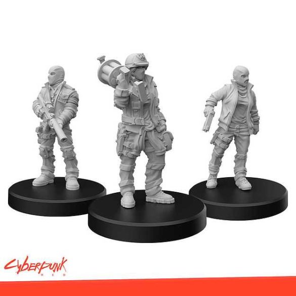 Cyberpunk Red Miniatures: Combat Zoners A