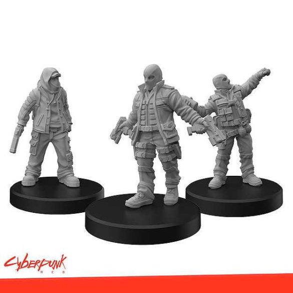 Cyberpunk Red Miniatures: Combat Zoners B