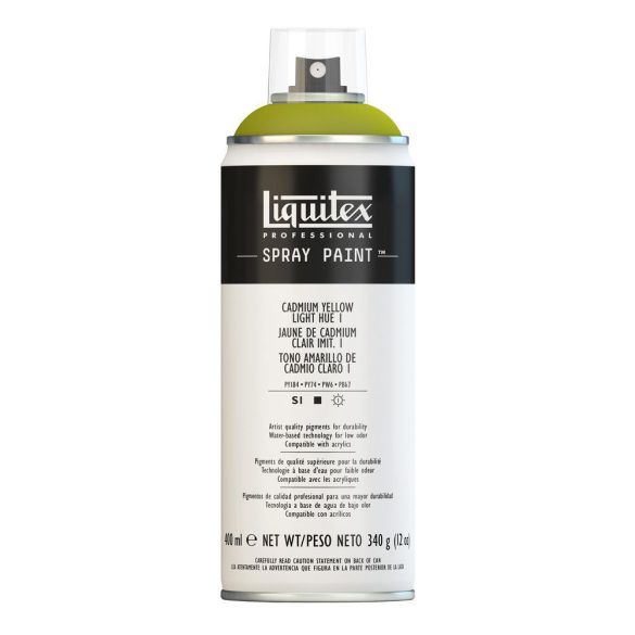 Liquitex Spray Paint  Cadmium Yellow Light Hue 1, 400ml