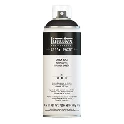 Liquitex Spray Paint Carbon Black, 400ml