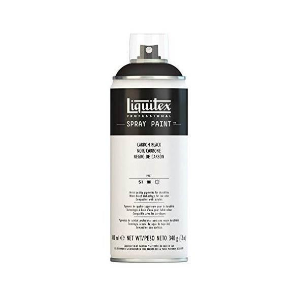 Liquitex Spray Paint  Carbon Black, 400ml