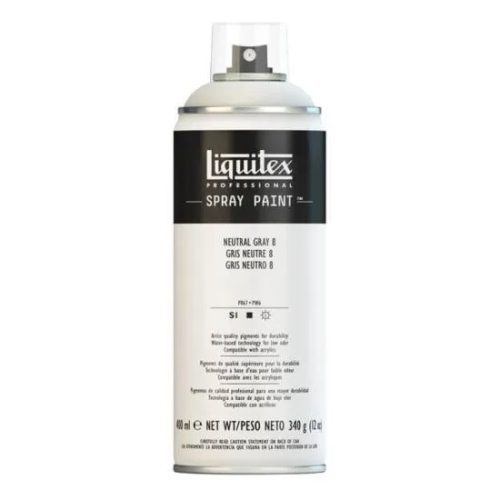 Liquitex Spray Paint Neutral Grey 8, 400ml