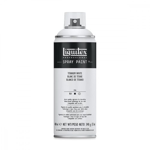 Liquitex Spray Paint Titanium White, 400ml