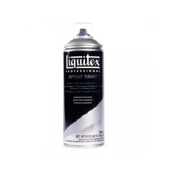 Liquitex Spray Paint  Iridescent Rich Silver, 400ml