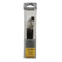 Winsor&Newton Galeria Acrylic Brushes Short Handle 4 Set