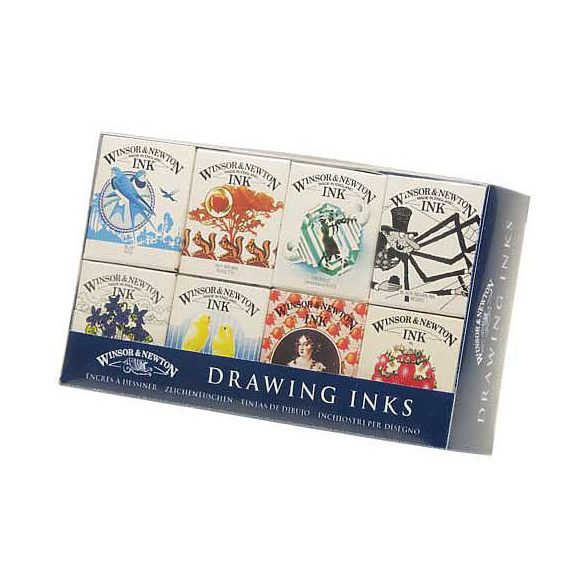Winsor&Newton Drawing Ink Set Vibrant Collection
