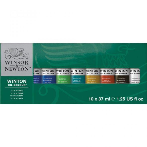 Winton Oil Colour Tubes set 10X37ml