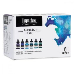 Liquitex Professional Acrylic Ink Aqua Colours Set 6X30ml