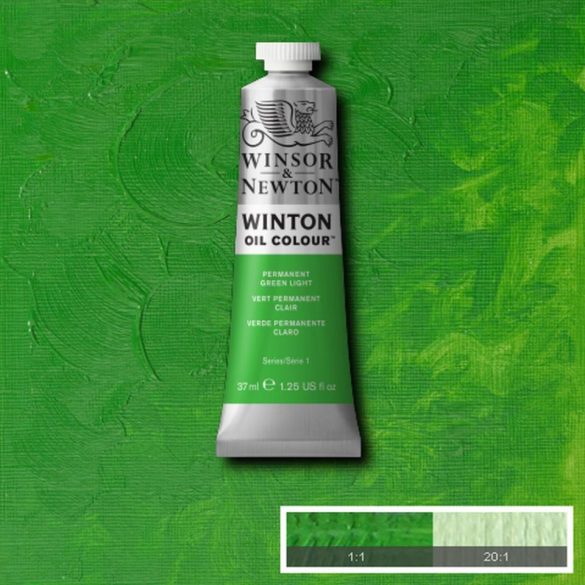 Winton Oil Colour Permanent Green Light, 37ml