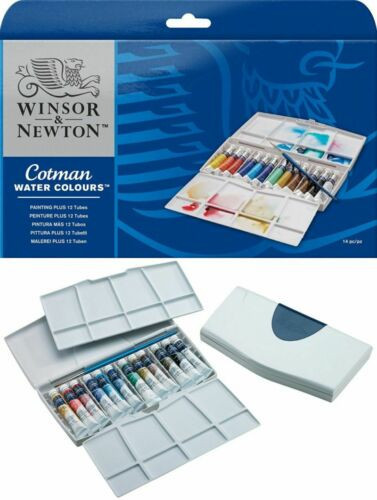 Winsor&Newton Cotman Watercolour Tube Travel set 12x8ml