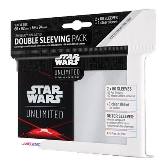 UNIT Gamegenic Star Wars: Unlimited Double Sleeving Pack - Space Red