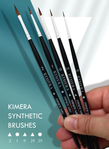 Kimera Synthetic Brushes Set - 5 brushes