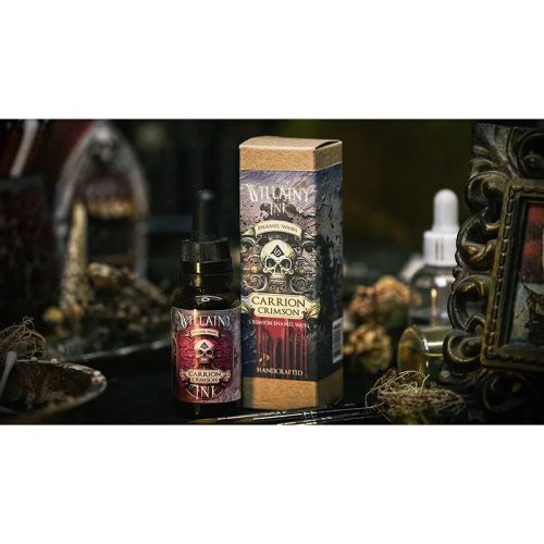 Villainy Ink Enamel - Carrion Crimson (30ml)