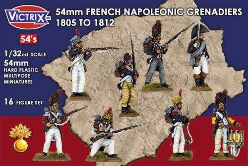 54mm French Napoleonic Grenadiers 1805 - 1812