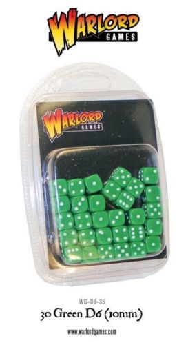 D6 Dice Pack - Groen