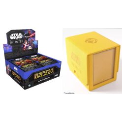   Gamegenic Star Wars: Unlimited Deck Pod - Yellow + Star Wars: Unlimited Shadows of the Galaxy Booster Display (24) - bontatlan doboz